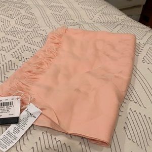 Brand new Blush colored Coach scarf